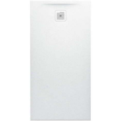 Receveur de douche LAUFEN PRO, rectangulaire, écoulement sur le côté court, 1400 x 700 x 38 mm, gris clair LAUFEN