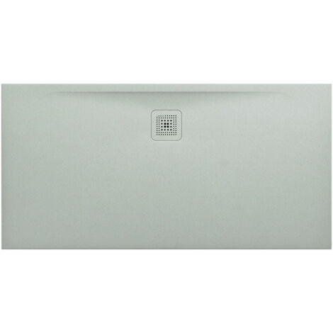 Receveur de douche LAUFEN PRO, rectangulaire, écoulement sur le côté long, 1400 x 700 x 30 mm, gris clair LAUFEN