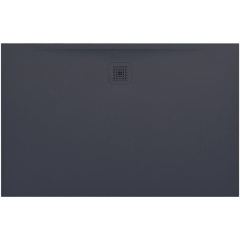 Receveur de douche LAUFEN PRO, rectangulaire, écoulement sur le côté long 1400 x 900 x 30 mm, gris clair LAUFEN