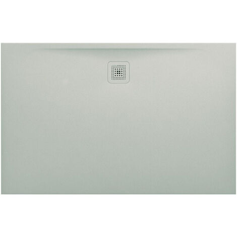 Receveur de douche LAUFEN PRO, rectangulaire, écoulement sur le côté long 1400 x 900 x 30 mm, gris clair LAUFEN