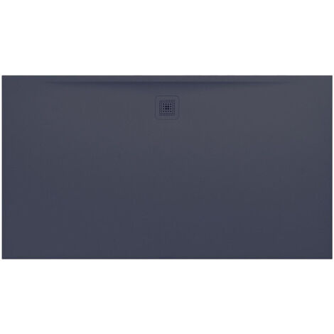 Receveur de douche LAUFEN PRO, rectangulaire, écoulement sur le côté long 1800 x 1000 x 34 mm anthracite LAUFEN