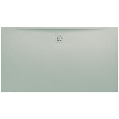 Receveur de douche LAUFEN PRO, rectangulaire, écoulement sur le côté long 1800 x 1000 x 34 mm, gris clair LAUFEN