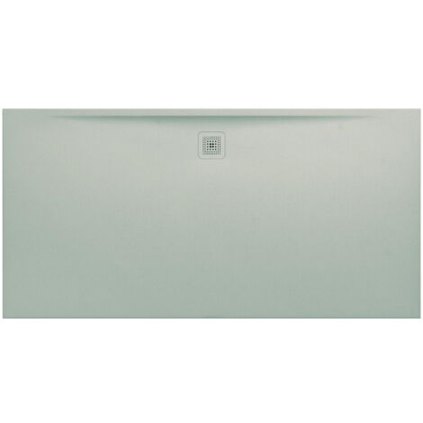 Receveur de douche LAUFEN PRO rectangulaire, écoulement sur le côté long 2000 x 1000 x 36 mm, gris clair LAUFEN