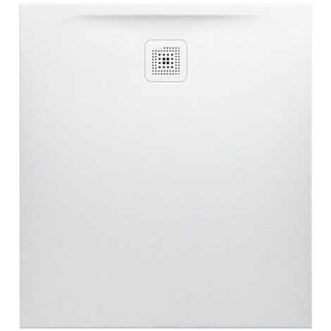 Receveur de douche LAUFEN PRO rectangulaire, écoulement sur le petit côté 1000 x 900 x 33 mm blanc mat LAUFEN