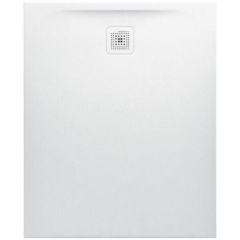 Receveur de douche LAUFEN PRO, rectangulaire, écoulement sur le petit côté 1100 x 900 x 33 mm, gris clair LAUFEN