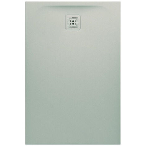Receveur de douche LAUFEN PRO, rectangulaire, écoulement sur le petit côté 1200 x 800 x 33 mm, gris clair LAUFEN