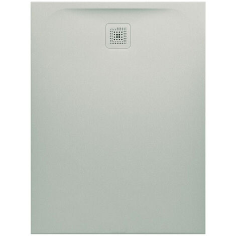 Receveur de douche LAUFEN PRO, rectangulaire, écoulement sur le petit côté 1200 x 900 x 33 mm, gris clair LAUFEN
