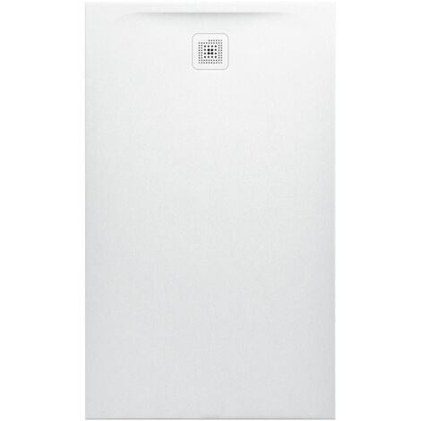 Receveur de douche LAUFEN PRO, rectangulaire, écoulement sur le petit côté 1500 x 900 x 42 mm, gris clair LAUFEN