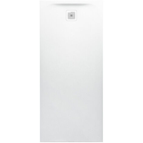 Receveur de douche LAUFEN PRO, rectangulaire, écoulement sur le petit côté 1700 x 750 x 46 mm, blanc mat LAUFEN