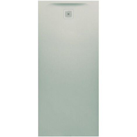 Receveur de douche LAUFEN PRO, rectangulaire, écoulement sur le petit côté 1800 x 800 x 46 mm, gris clair LAUFEN