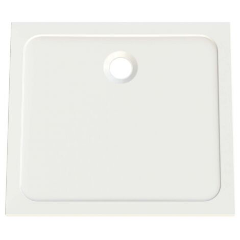 Receveur de douche minéral moulé blanc. 90x90x3cm