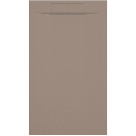 Receveur de douche Moka, texture Pierre Zeus, grille de couleur - 170 x 90 cm