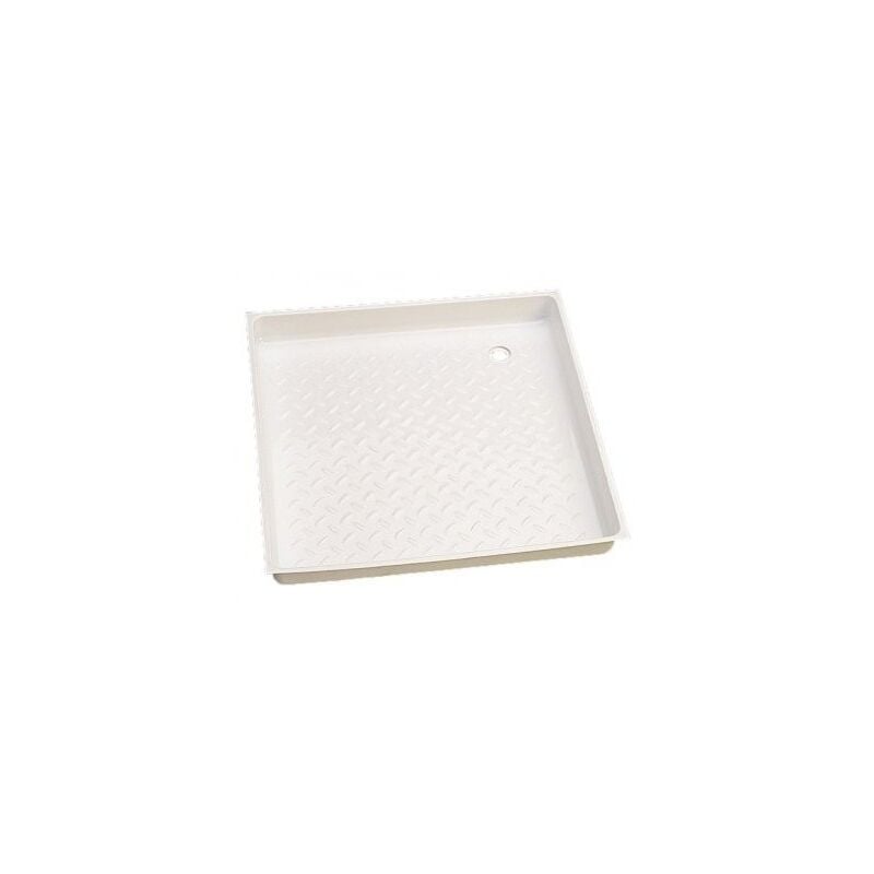 Receveur de douche perçage en angle 600x600x60mm pour caravane et camping-car