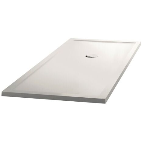 Receveur de douche plat NOVELLINI OLYMPIC PLUS 120x80 cm avec bonde H 4,5cm