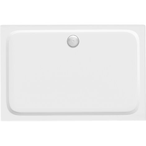 Receveur De Douche Rea Belmond White 80X100 Cache or brossé