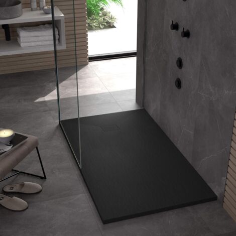 RECEVEUR DE DOUCHE REA MAGNUM BLACK 120x80
