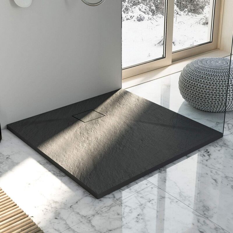 Receveur de douche REA magnum black 90x90