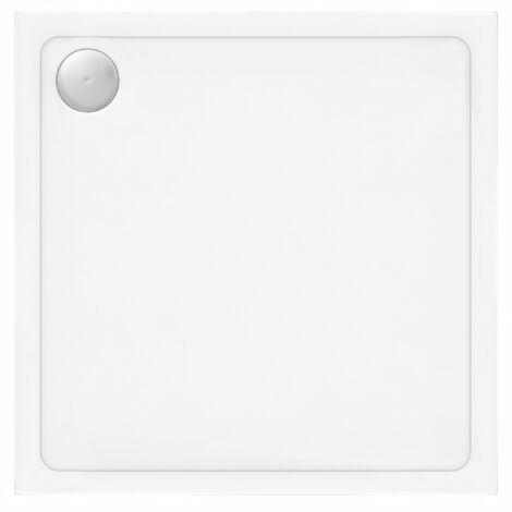 Receveur De Douche Rea Savoy White 80X80 Cache cuivre brossé