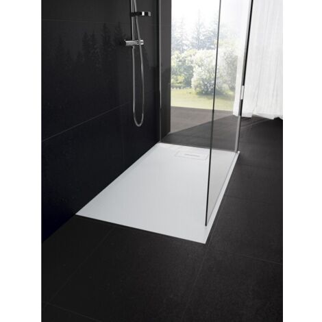 Receveur de douche recoupable NOVELLINI NOVOSOLID blanc 120x100 cm