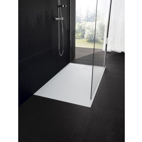Receveur de douche recoupable NOVELLINI NOVOSOLID blanc 170x80 cm