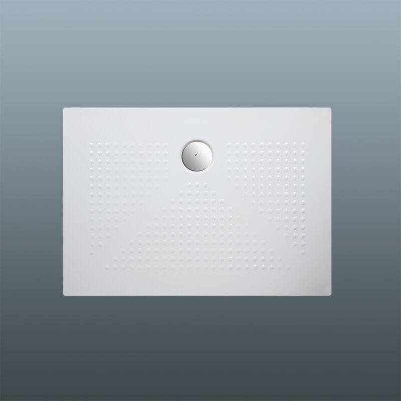 Receveur de douche rectangulaire 100x70 en céramique.