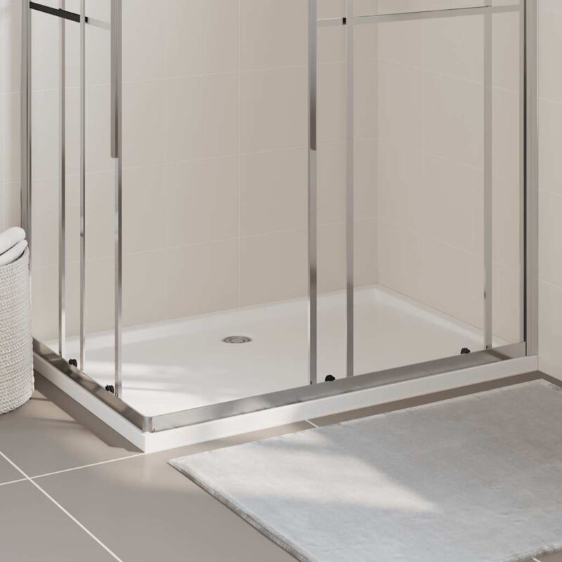 Vidaxl - Plateau de douche en abs anti -cratch avec conception élégante dans différentes tailles disponibles taille : 80 x 120 cm