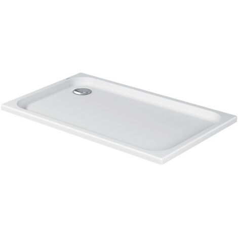 Receveur de douche rectangulaire D-CODE blanc 1300x750x85mm