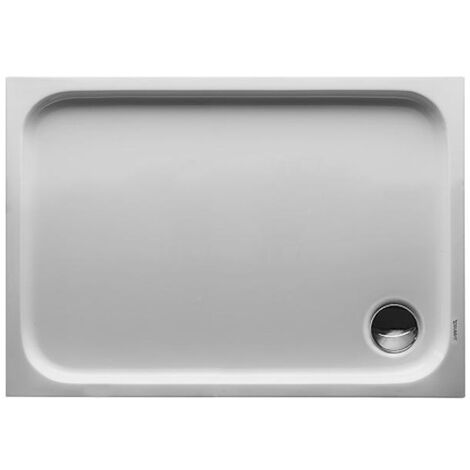 Receveur de douche rectangulaire D-CODEavec antidérapant blanc 1000x700x85mm