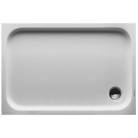 Receveur de douche rectangulaire D-CODEavec antidérapant blanc 1200x800x85mm