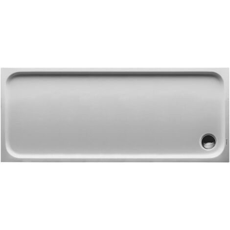 Receveur de douche rectangulaire D-CODEavec antidérapant blanc 1700x700x85mm