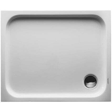 Receveur de douche rectangulaire D-CODEavec antidérapant blanc 900x750x85mm