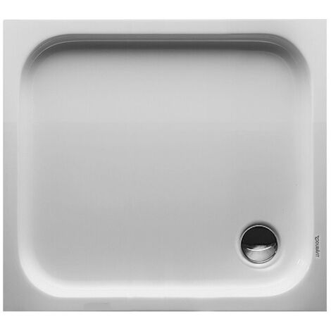 Receveur de douche rectangulaire D-CODEavec antidérapant blanc 900x800x85mm