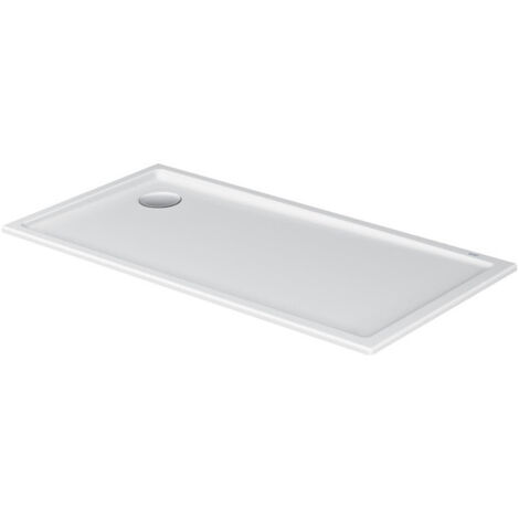 Receveur de douche rectangulaire STARCK SLIMLINE 1400x700x55mm blanc