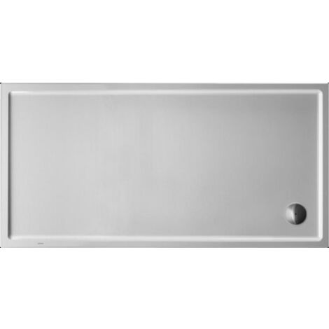 Receveur de douche rectangulaire STARCK SLIMLINEavec antidérapant 1800x800x65mm blanc