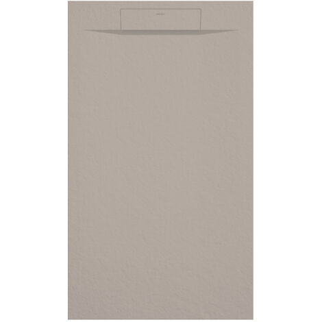 Receveur de douche Sable, texture Pierre Zeus, grille de couleur - 120 x 90 cm