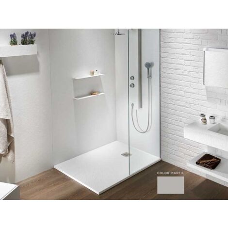 Receveur de douche SLATE 90x100 (couleur ivoire)