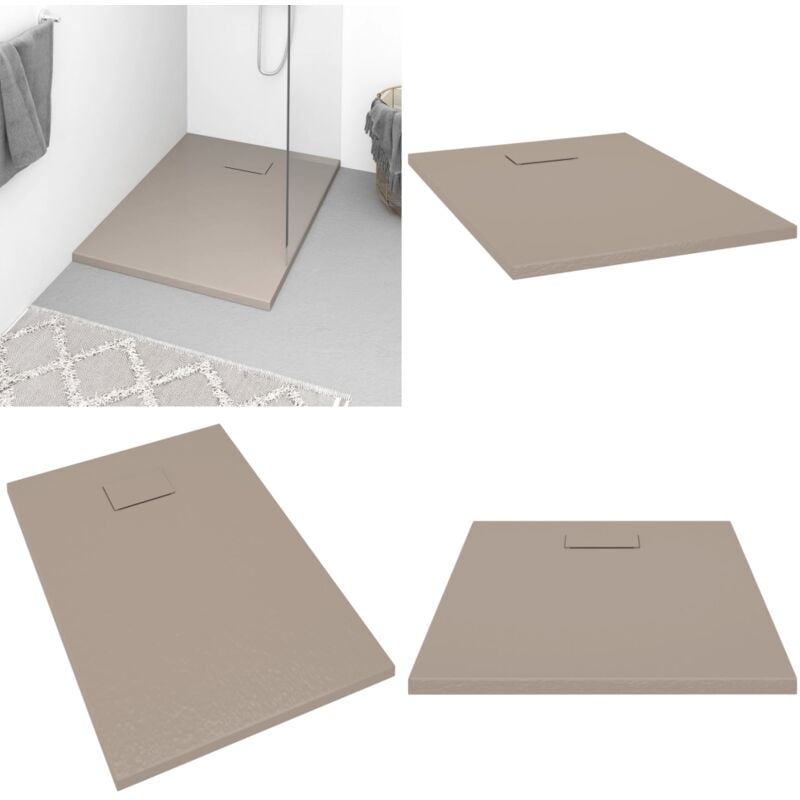 Receveur de douche SMC Marron 100x70 cm - bac de douche - bacs de douche - Home & Living