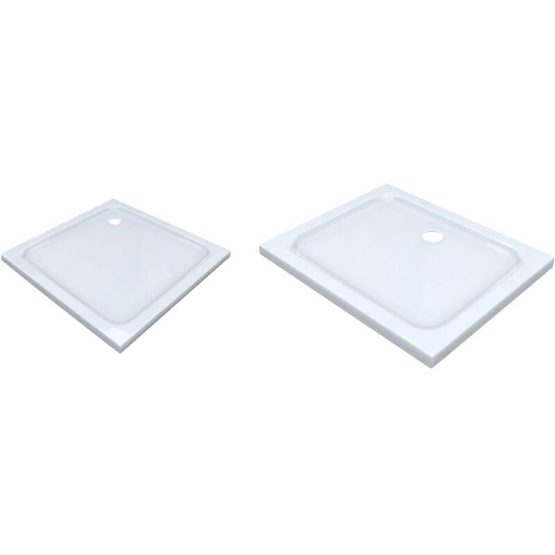 Fluxy - Receveur De Douche Carré Profil Bas 80 x 80 Cm