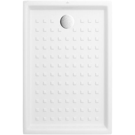 Receveur douche 800x1200x60mm O.novo Rectangulaire Matériau céramique Coloris Blanc