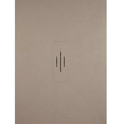 Receveur douche DOUFFINE PLYLITE sable, ecoulement 90mm 1200x35x900mm