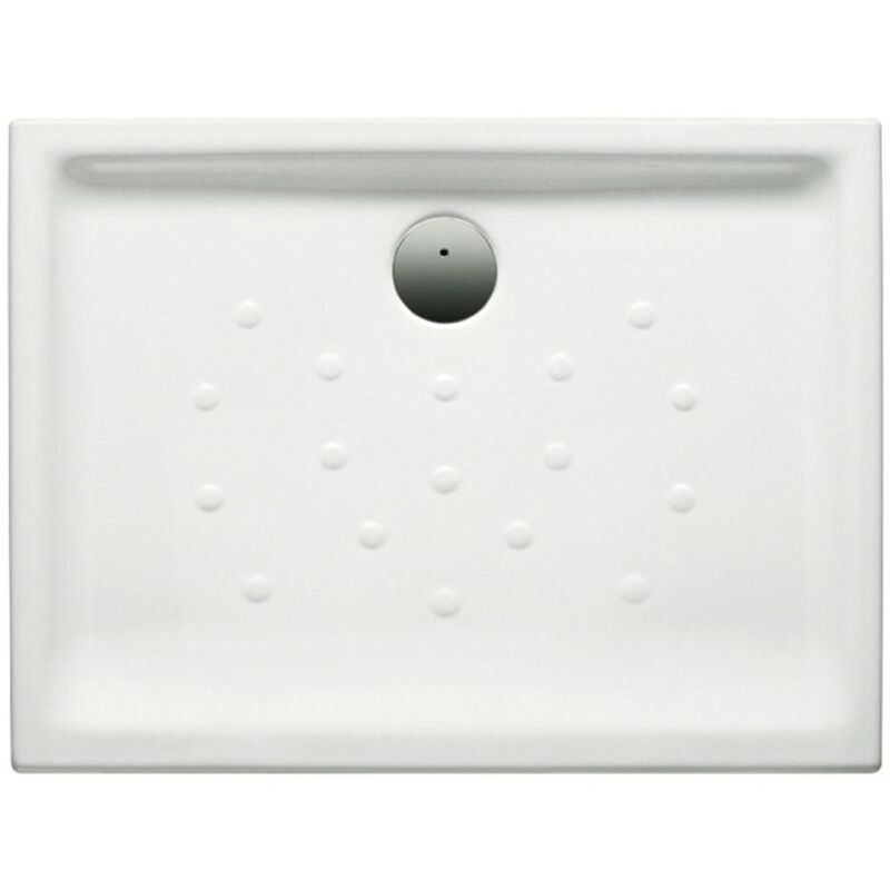 Receveur de douche en porcelaine blanche avec fond antidérapant malta Roca Dimensions : 1000x800 mm