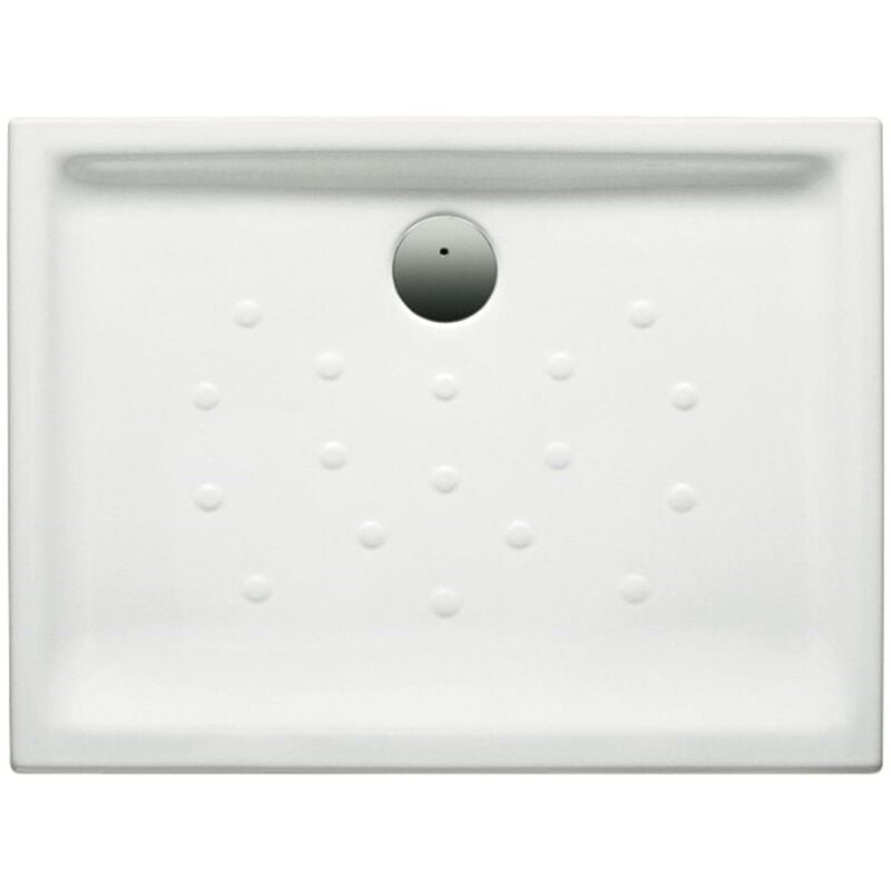 Receveur de douche en porcelaine blanche avec fond antidérapant MALTA - ROCA Dimensions : 1000x750 mm