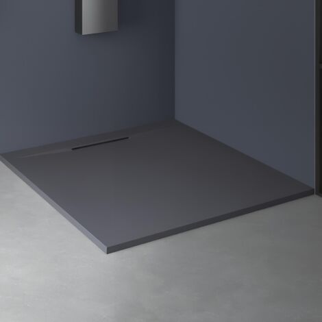Receveur extra-plat 80x80 Kineline BPC anthracite - KINEDO RD320A