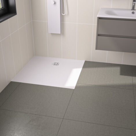 Receveur extra-plat 80x80 Kineone blanc - KINEDO RD980