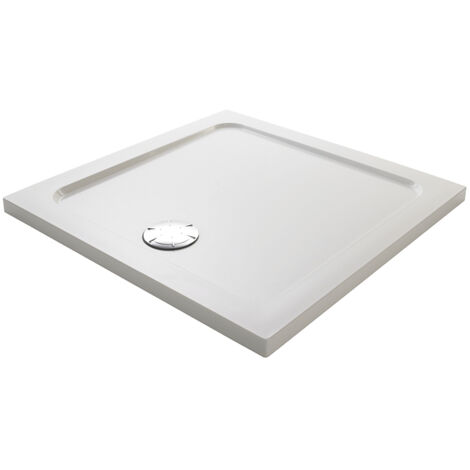 Receveur Flight extra-plat carré à poser ou à encastrer 80x80 - Jacob Delafon