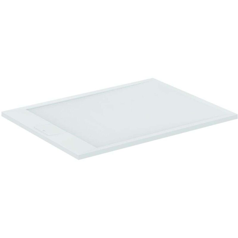 Ideal Standard - Receveur de douche extra plat - Ultra Flat s i.life - Idéal Standard - 120 x 80 cm - Blanc pur effet pierre