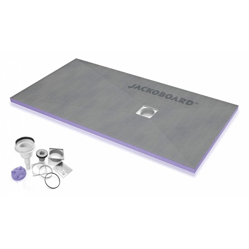 Jackon Insulation - Receveur jackoboard Aqua Décentré 180X90 sv