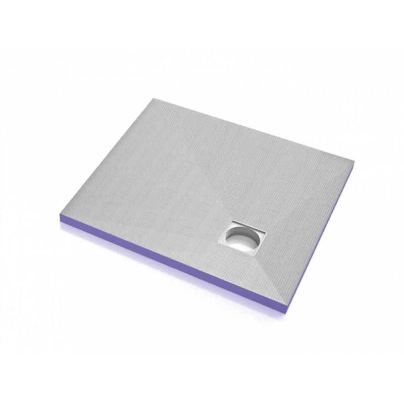 Jackon Insulation - Receveur jackoboard Aqua Décentré 120X120 sv
