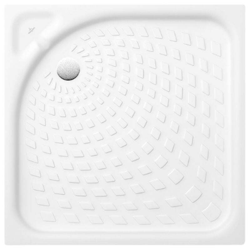 Villeroy&boch - Receveur 80 x 80 villeroy et boch o Novo ceramique carré blanc angle