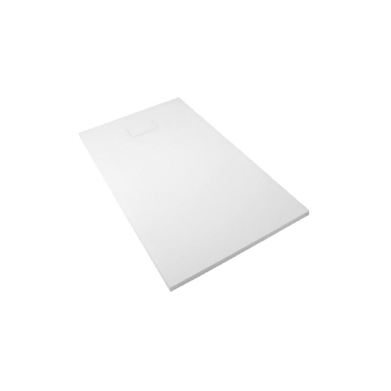 Receveur onyx 1200x700mm extra plat blanc adapté pmr AKW 12824WH-CH